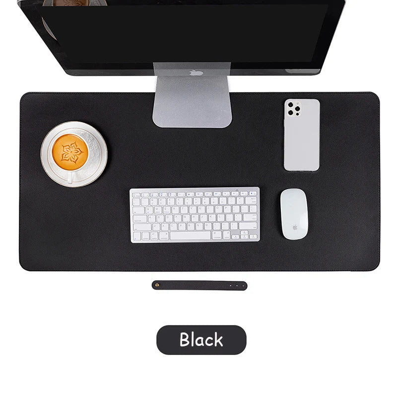 Large Size Office Desk Mat PU Waterproof Mouse Pad Desktop Keyboard Desk Pad Gaming Mousepad PC Accessories