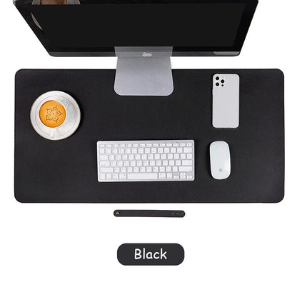 Large Size Office Desk Mat PU Waterproof Mouse Pad Desktop Keyboard Desk Pad Gaming Mousepad PC Accessories