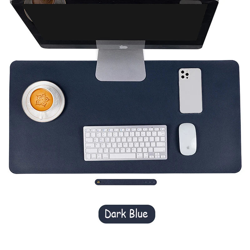 Large Size Office Desk Mat PU Waterproof Mouse Pad Desktop Keyboard Desk Pad Gaming Mousepad PC Accessories