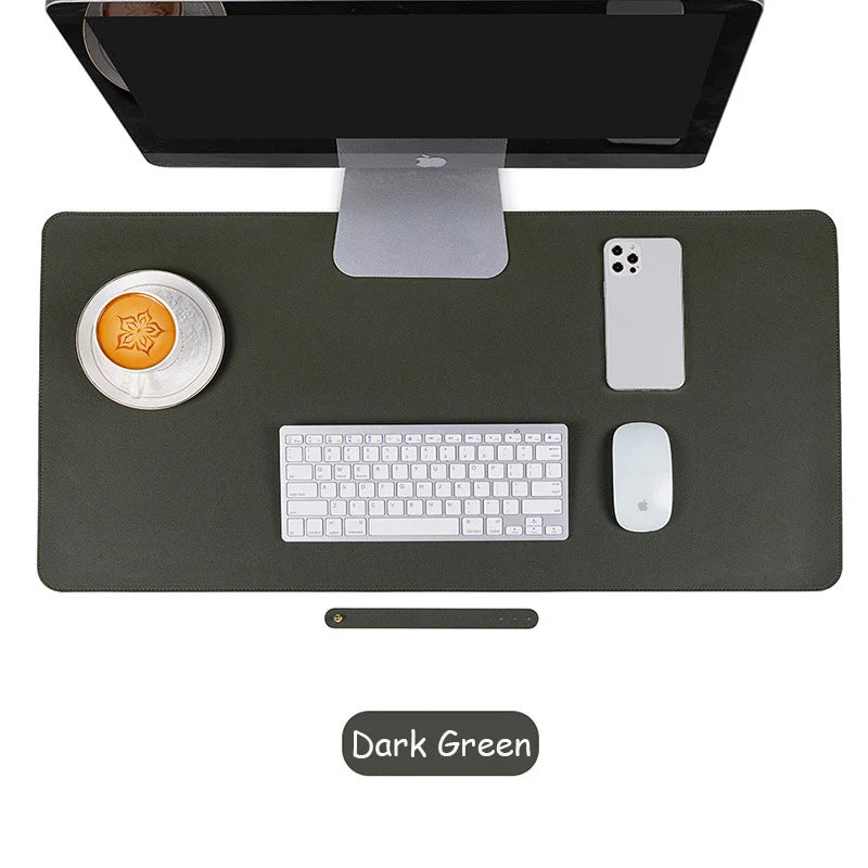 Large Size Office Desk Mat PU Waterproof Mouse Pad Desktop Keyboard Desk Pad Gaming Mousepad PC Accessories