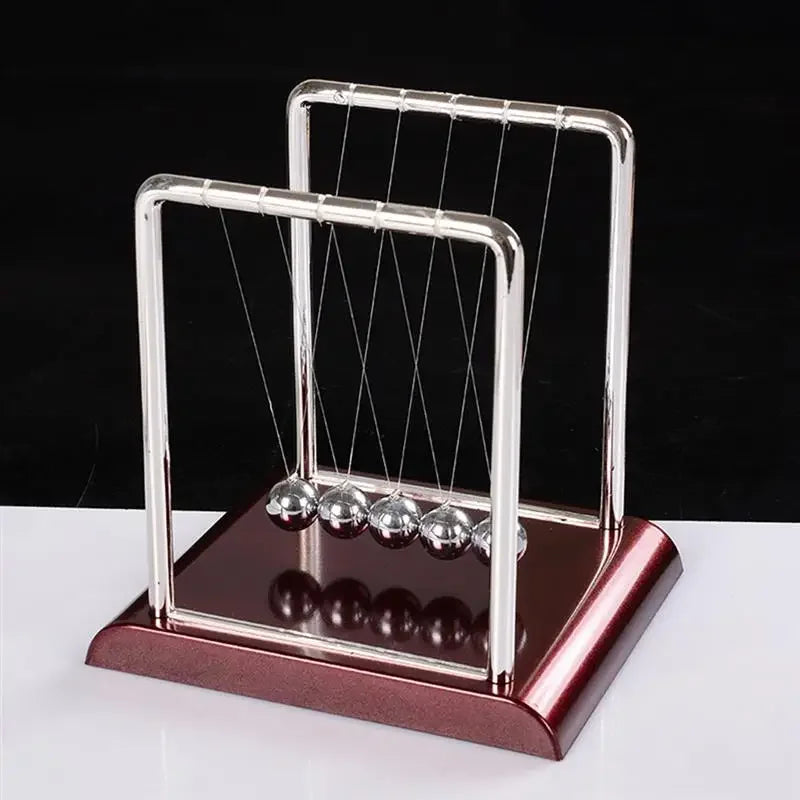 Metal Pendulum Balance Ball Desk Table Decor Physics Science Accessory Desk Toys Kids Antistress Game Newtons Cradle Steel Ball