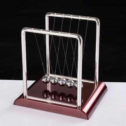Metal Pendulum Balance Ball Desk Table Decor Physics Science Accessory Desk Toys Kids Antistress Game Newtons Cradle Steel Ball