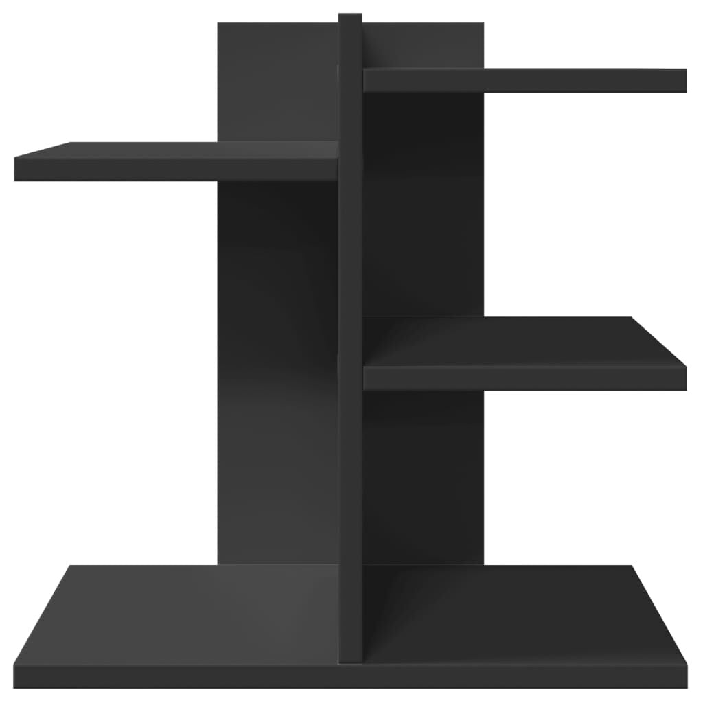 Desk Organiser Black 42X21.5X42 Cm Engineered Wood