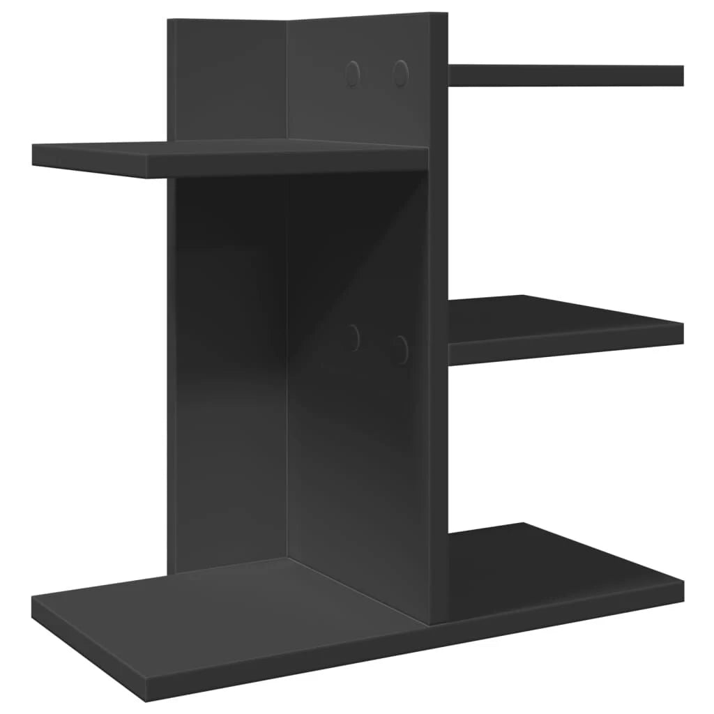 Desk Organiser Black 42X21.5X42 Cm Engineered Wood